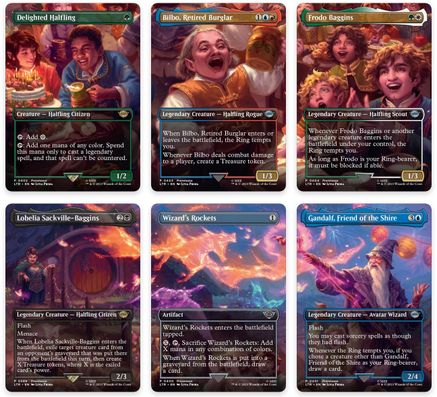 Bilbo's Birthday Party Scene [Set of 6] (LTR-399-404) [The Lord of the Rings: Tales of Middle-earth]