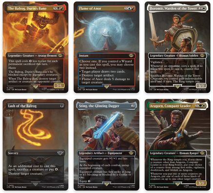 Bridge of Khazad-dum Scene [Set of 6] (LTR-405-410) [The Lord of the Rings: Tales of Middle-earth]