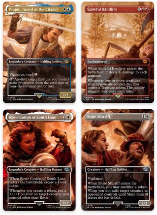 The Scouring of the Shire Scene [Set of 4] (LTR-438-441) [The Lord of the Rings: Tales of Middle-earth]