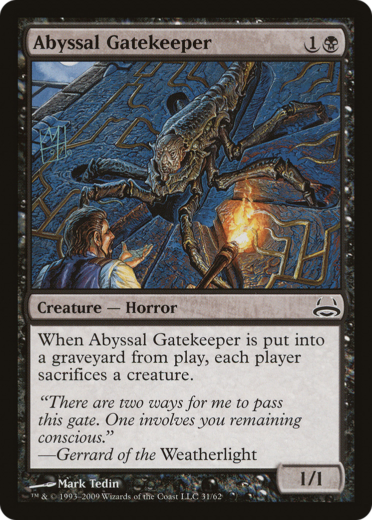 Abyssal Gatekeeper (DDC-031) [Duel Decks: Divine vs. Demonic]