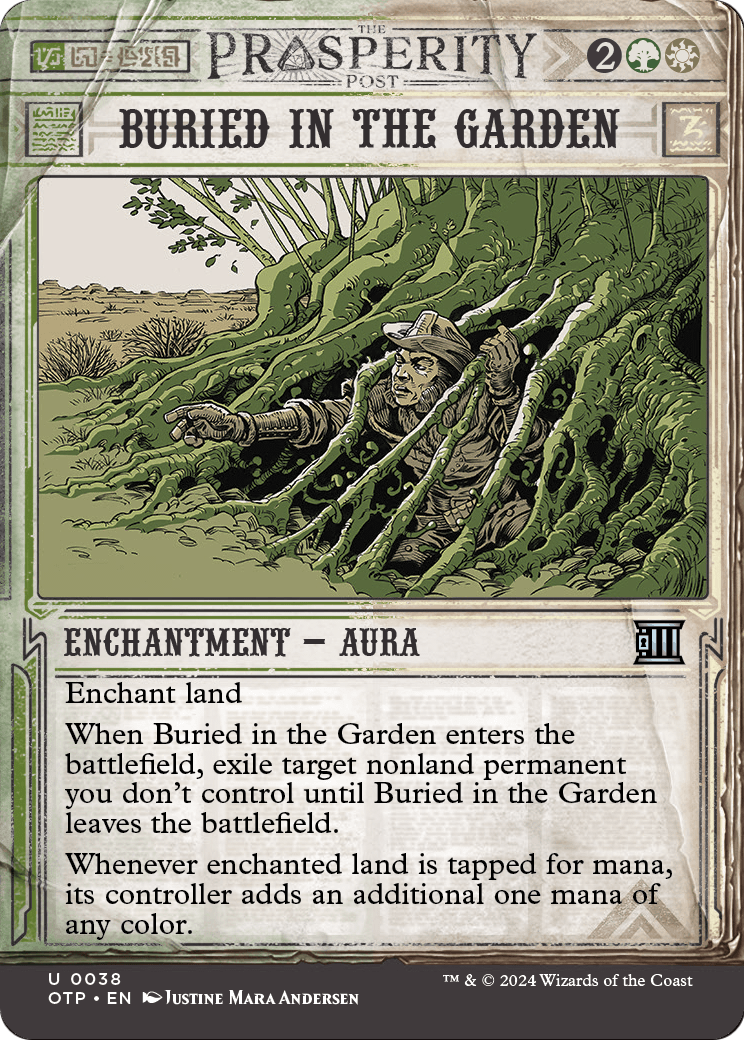Buried in the Garden (OTP-038) (Showcase) (Borderless) [Breaking News]