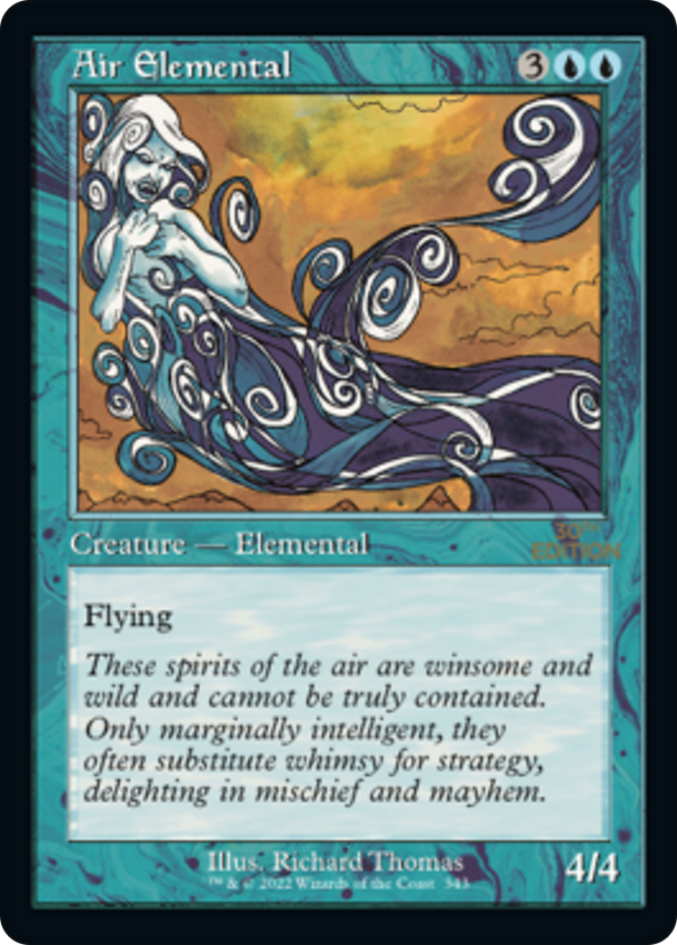 Air Elemental (Retro Frame) (30A-343) [30th Anniversary Edition]