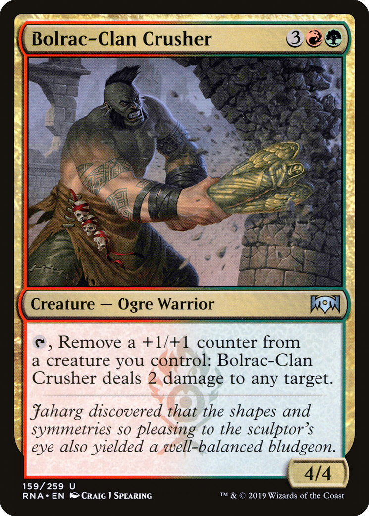 Bolrac-Clan Crusher (RNA-159) [Ravnica Allegiance]