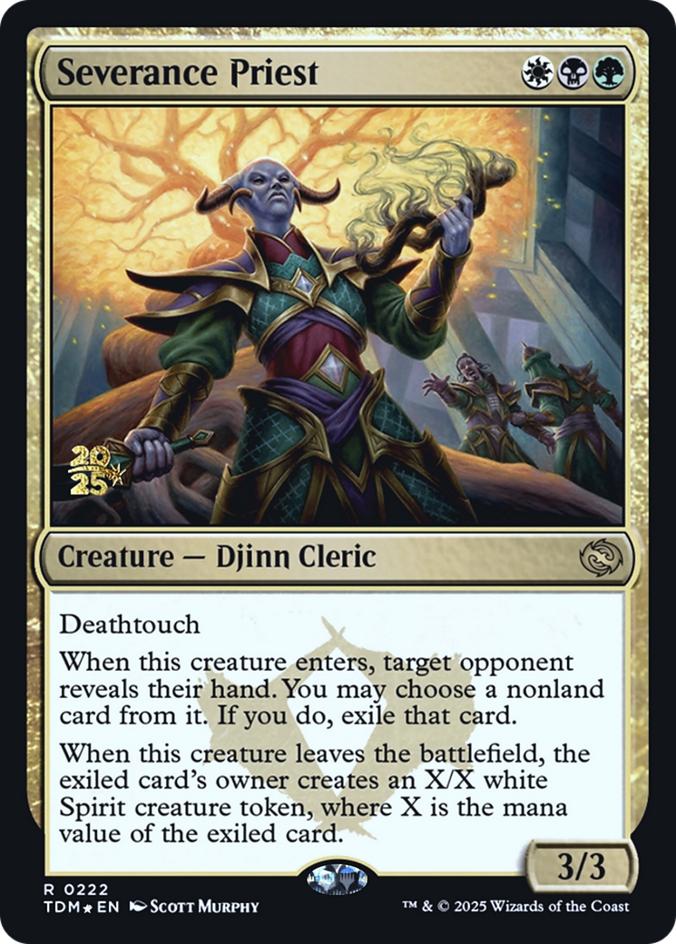Severance Priest (PRE-222) [Prerelease Cards] Foil
