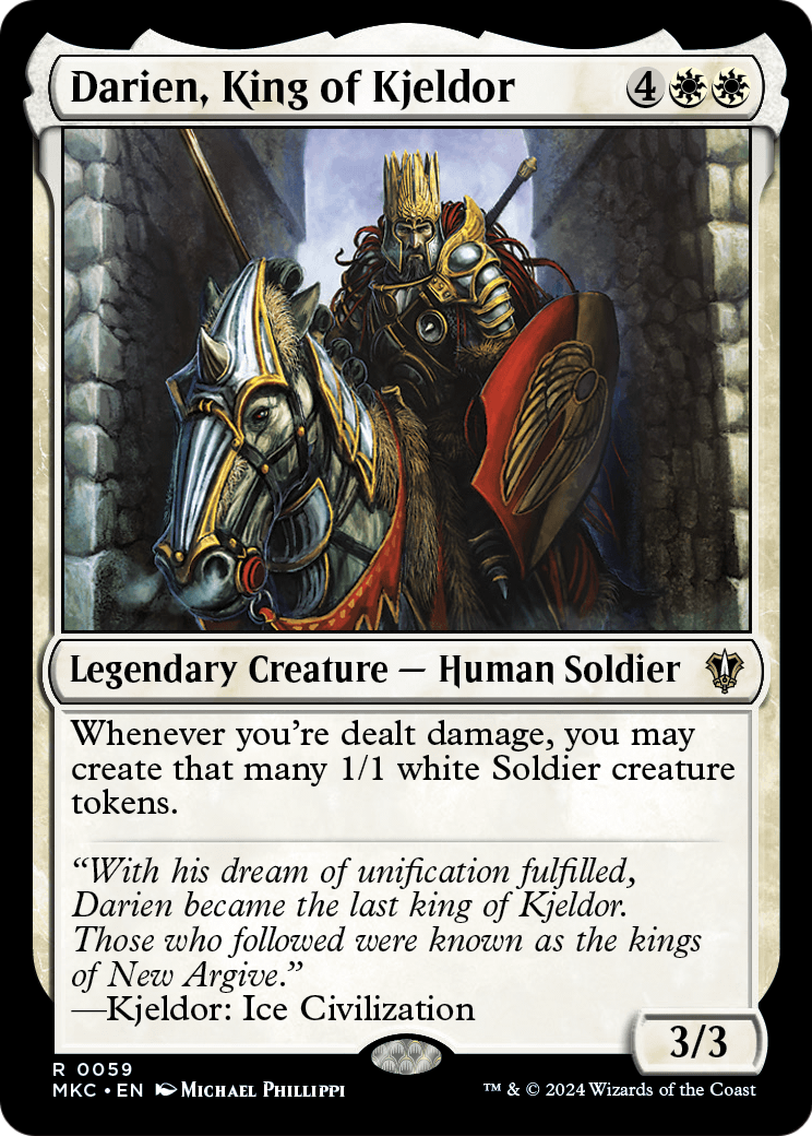 Darien, King of Kjeldor (MKC-059) [Murders at Karlov Manor Commander]
