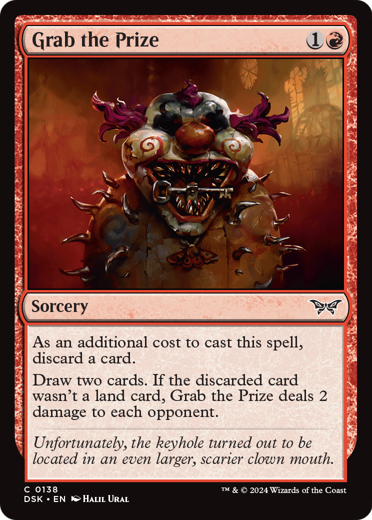 Grab the Prize (DSK-138) [Duskmourn: House of Horror] Foil