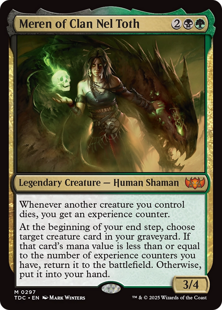 Meren of Clan Nel Toth (TDC-297) [Commander: Tarkir: Dragonstorm]