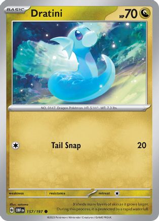 Dratini (157) [SV03 Obsidian Flames] - Common