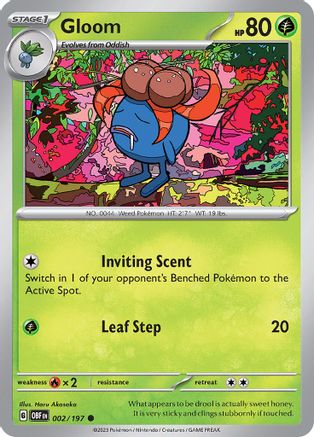 Gloom (002) [SV03 Obsidian Flames] - Common