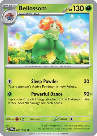 Bellossom (003) [SV03 Obsidian Flames] Reverse Holofoil - Uncommon