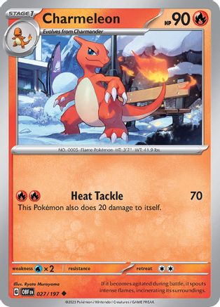 Charmeleon (027) [SV03 Obsidian Flames] - Uncommon