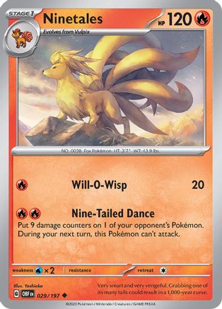 Ninetales (029) [SV03 Obsidian Flames] - Uncommon