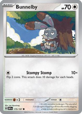 Bunnelby (175) [SV03 Obsidian Flames] - Common