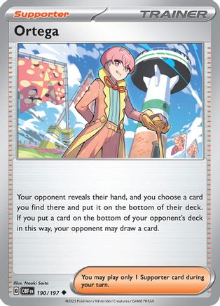 Ortega (190) [SV03 Obsidian Flames] - Uncommon