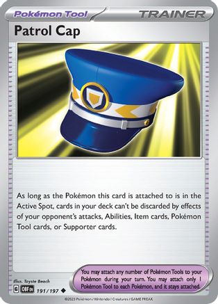 Patrol Cap (191) [SV03 Obsidian Flames] Reverse Holofoil - Uncommon
