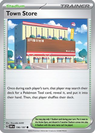 Town Store (196) [SV03 Obsidian Flames] - Common