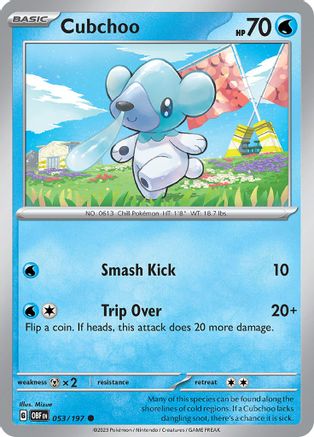 Cubchoo (053) [SV03 Obsidian Flames] - Common