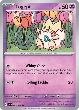 Togepi (083) [SV03 Obsidian Flames] - Common