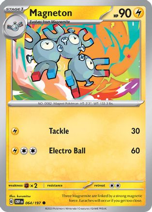 Magneton (064) [SV03 Obsidian Flames] - Common