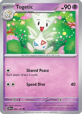 Togetic (084) [SV03 Obsidian Flames] Reverse Holofoil - Uncommon