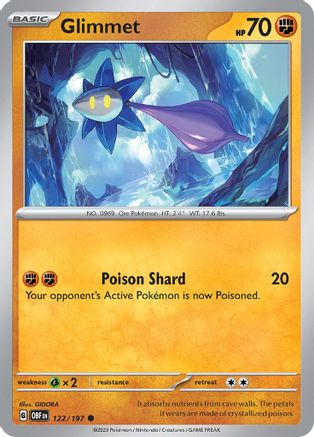 Glimmet (122/197) [SV03 Obsidian Flames] - Common