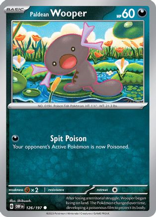 Paldean Wooper (126/197) [SV03 Obsidian Flames] - Common