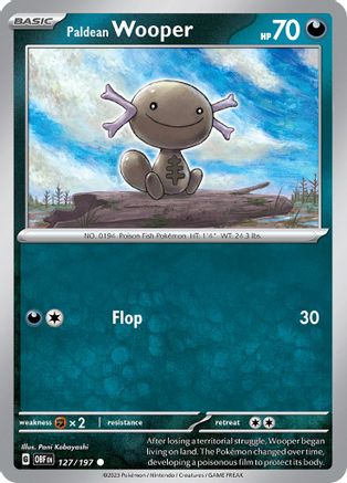 Paldean Wooper (127/197) [SV03 Obsidian Flames] - Common