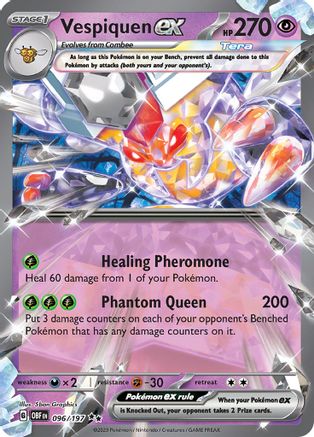 Vespiquen ex (096) [SV03 Obsidian Flames] Holofoil - Double Rare