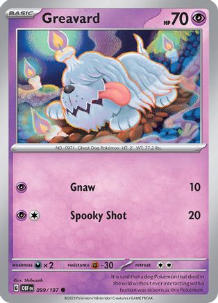 Greavard (099/197) [SV03 Obsidian Flames] - Common