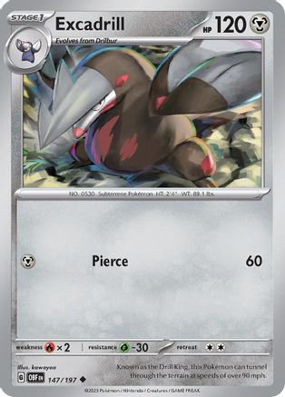 Excadrill (147) [SV03 Obsidian Flames] - Uncommon