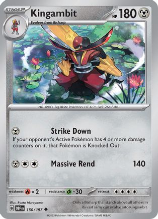 Kingambit (150) [SV03 Obsidian Flames] Reverse Holofoil - Uncommon