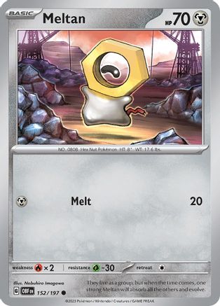 Meltan (152) [SV03 Obsidian Flames] - Common