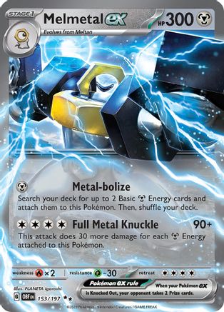 Melmetal ex (153) [SV03 Obsidian Flames] Holofoil - Double Rare