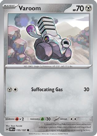 Varoom (155/197) [SV03 Obsidian Flames] - Common