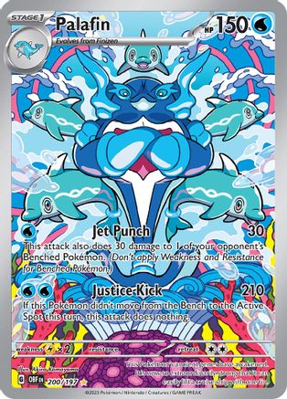 Palafin (200/197) [SV03 Obsidian Flames] Holofoil - Illustration Rare