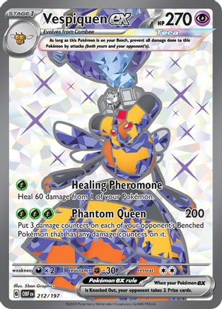 Vespiquen ex (212/197) [SV03 Obsidian Flames] Holofoil - Ultra Rare