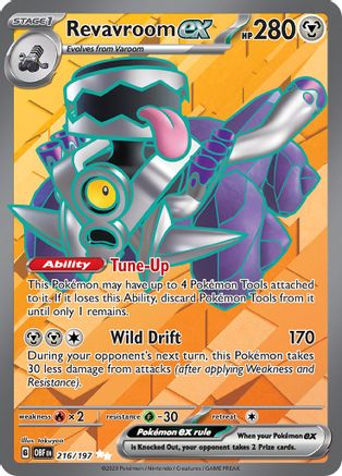 Revavroom ex (216/197) [SV03 Obsidian Flames] Holofoil - Ultra Rare
