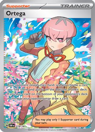 Ortega (219/197) [SV03 Obsidian Flames] Holofoil - Ultra Rare