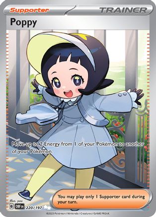 Poppy (220/197) [SV03 Obsidian Flames] Holofoil - Ultra Rare