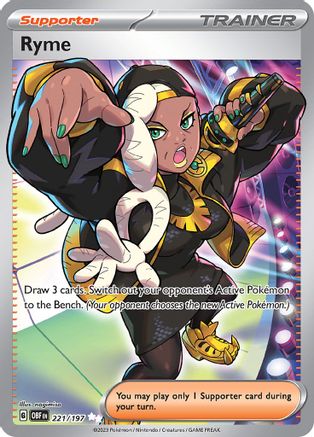 Ryme (221/197) [SV03 Obsidian Flames] Holofoil - Ultra Rare