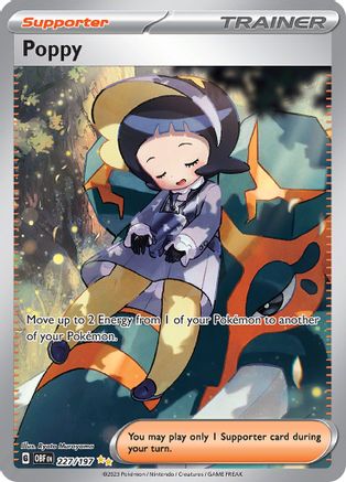 Poppy (227/197) [SV03 Obsidian Flames] Holofoil - Special Illustration Rare
