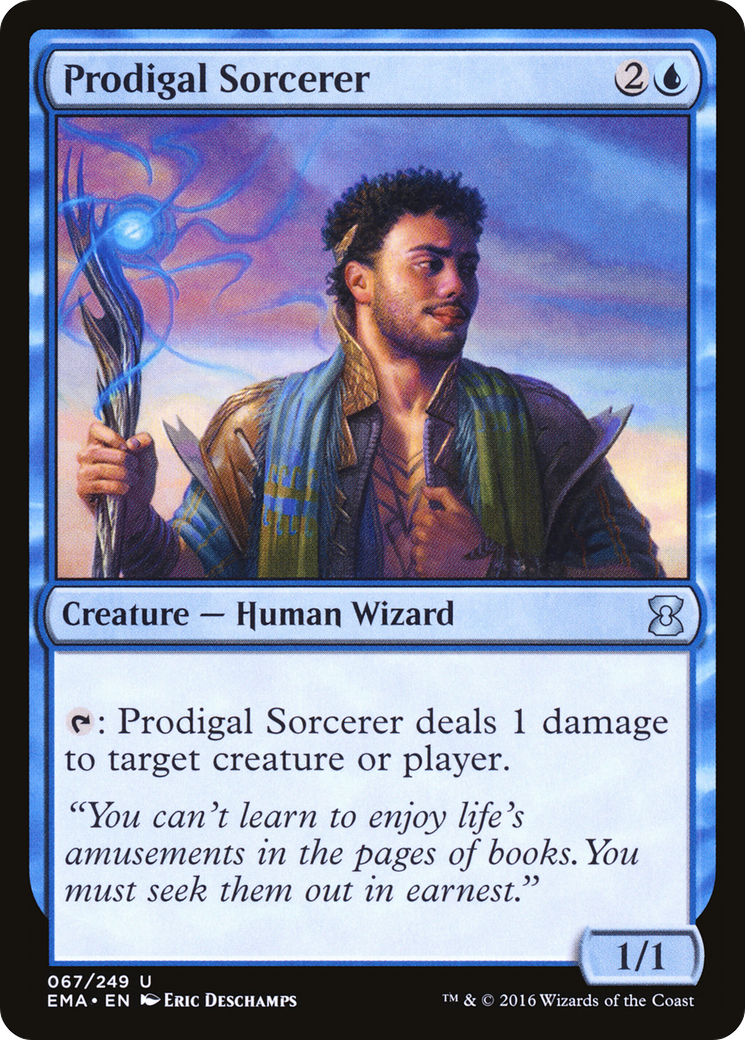 Prodigal Sorcerer (EMA-067) [Eternal Masters] Foil