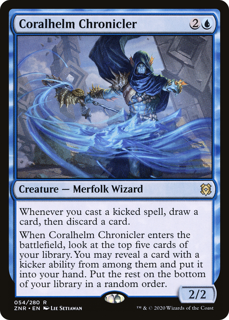 Coralhelm Chronicler (ZNR-054) [Zendikar Rising]