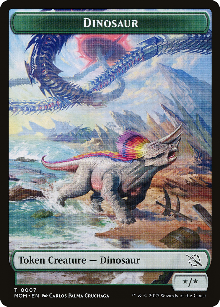 Dinosaur (TMOM-007) [March of the Machine Tokens]