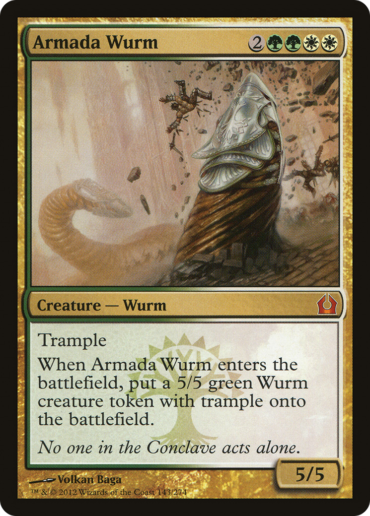 Armada Wurm (RTR-143) [Return to Ravnica] Foil