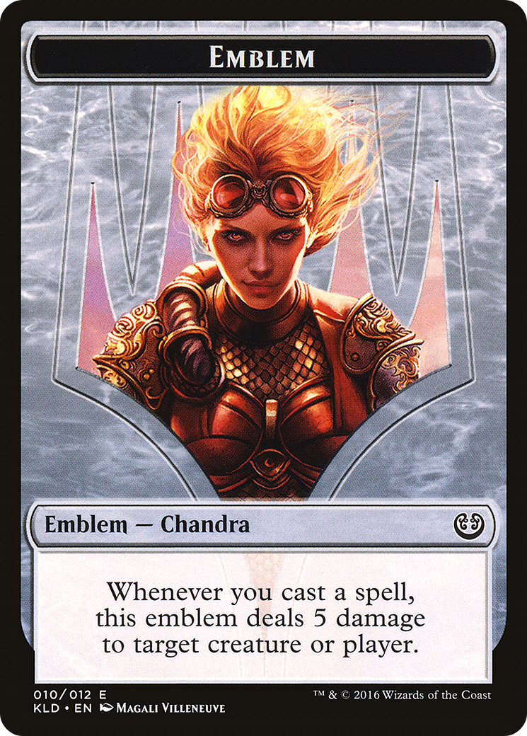 Emblem - Chandra, Torch of Defiance (KLD-010) [Kaladesh Tokens]