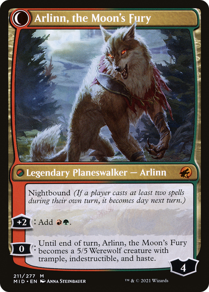Arlinn, the Pack's Hope (MID-211) [Innistrad: Midnight Hunt]