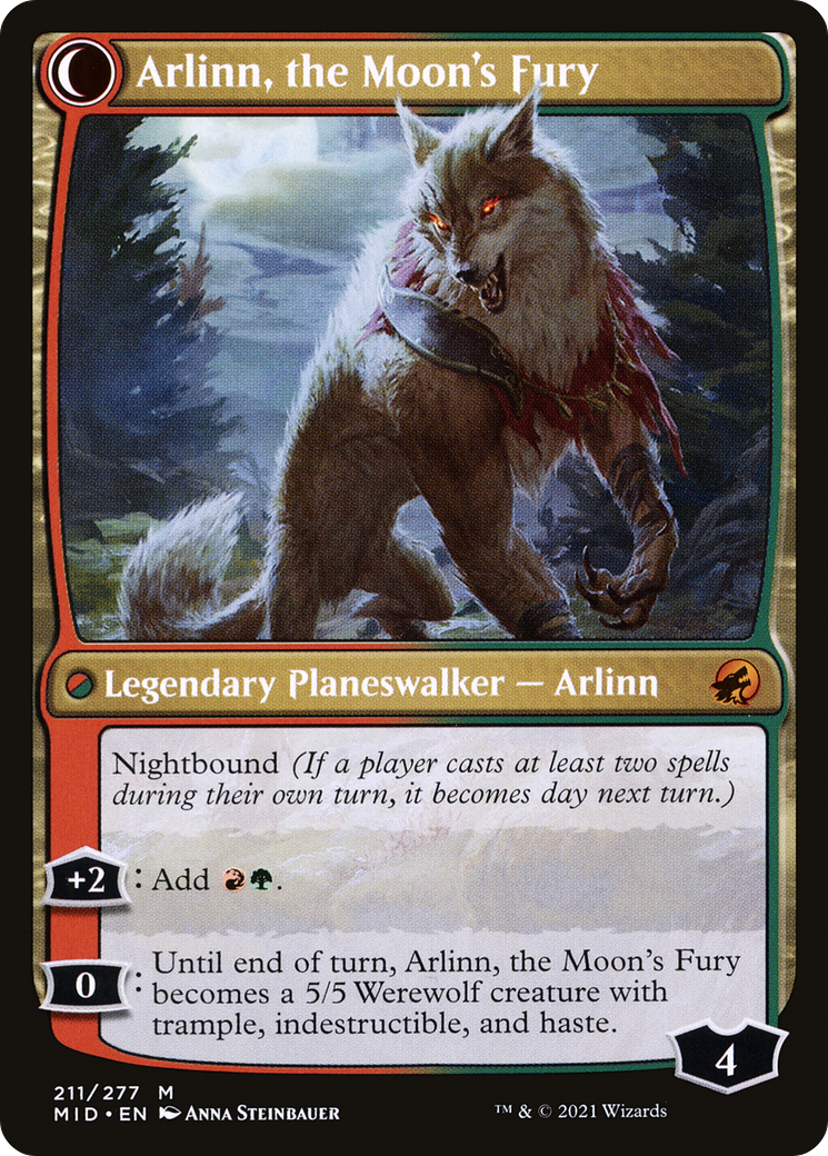 Arlinn, the Pack's Hope (MID-211) [Innistrad: Midnight Hunt] Foil