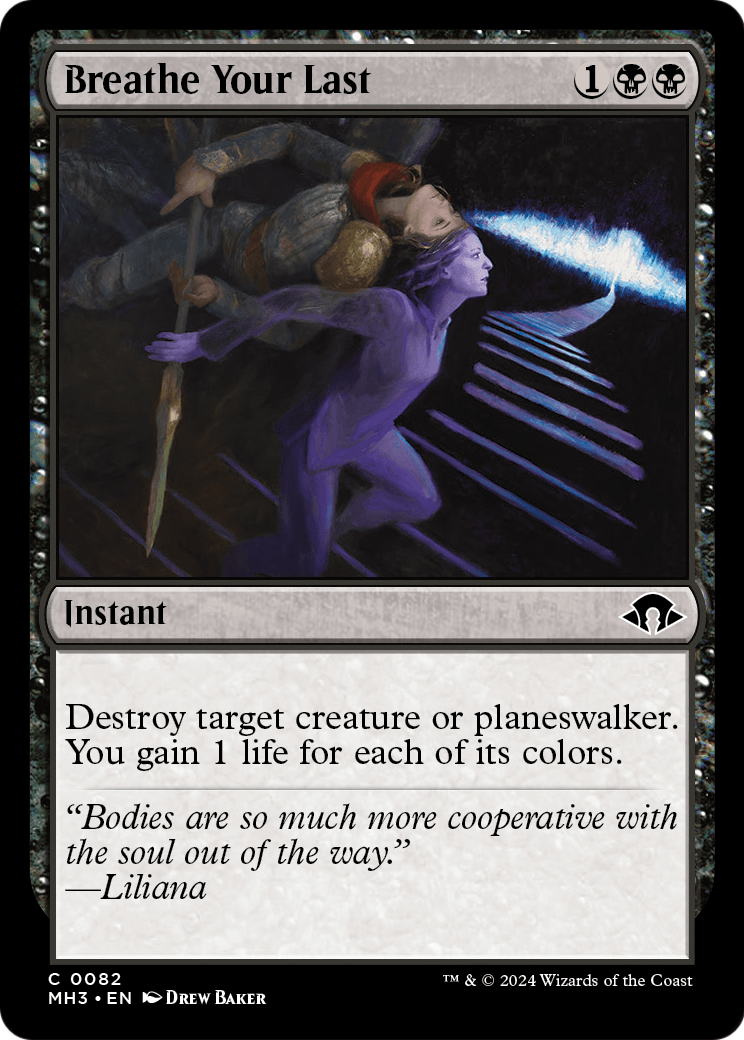 Breathe Your Last (MH3-082) [Modern Horizons 3] Foil