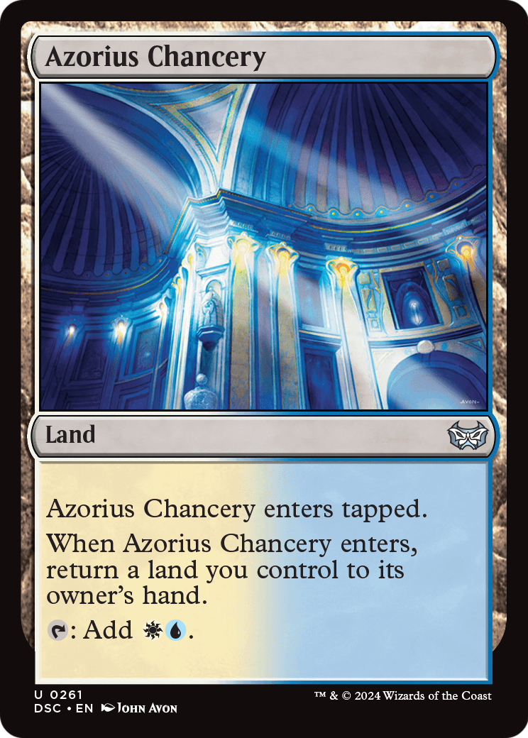 Azorius Chancery (DSC-261) [Duskmourn: House of Horror Commander]